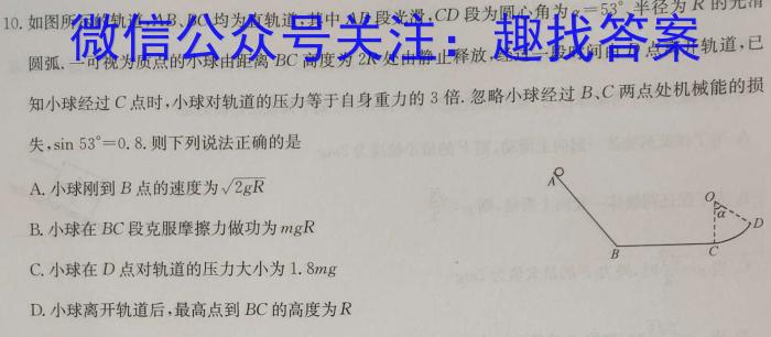 2024年普通高等学校招生全国统一考试猜题信息卷(三)物理`