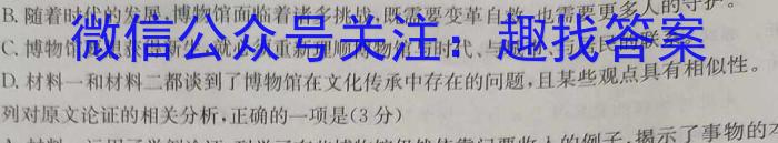 2024年安徽省示范高中皖北协作区第26届高三联考/语文