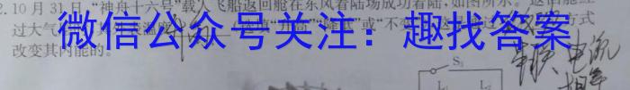 河南省南阳地区2024年春季高一年级阶段检测考试卷(24-555A)物理试卷答案