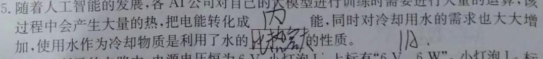 [今日更新]2024年河南省普通高中毕业班高考适应性测试.物理试卷答案