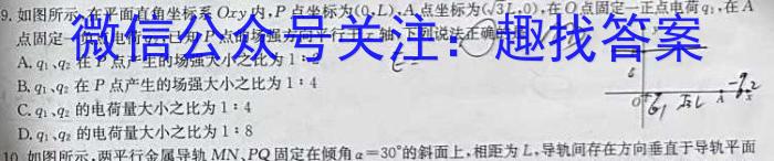 2024年安徽省初中学业水平检测（4月）物理试卷答案