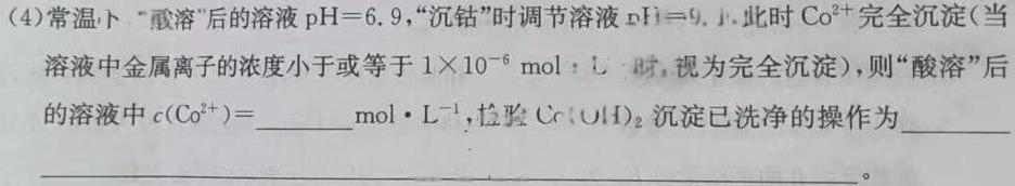 1安徽省2023-2024学年第二学期八年级综合素养测评［PGZX F-AH□］化学试卷答案