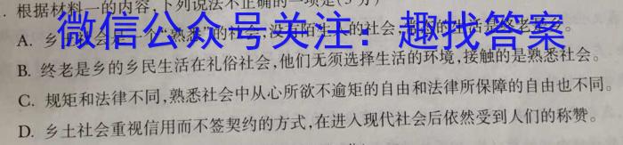 安徽省安庆市2023-2024学年度九年级正月联考综合素质调研语文