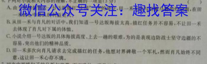 2024年4月广西高三模拟考试(24-427C)语文