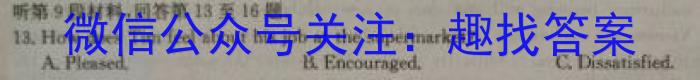 陕西省2024年普通高等学校招生全国统一考试 模拟测试(◇)英语