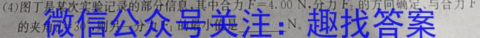 滁州市2024届高三第一次教学质量检测物理试卷答案