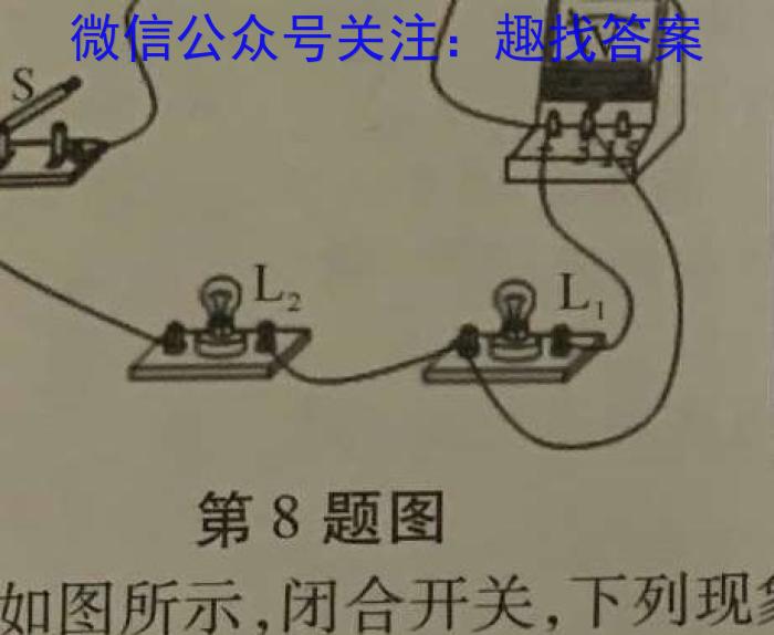 安徽省八年级涡阳县2023-2024年度第二学期义务教育教学质量检测物理试题答案