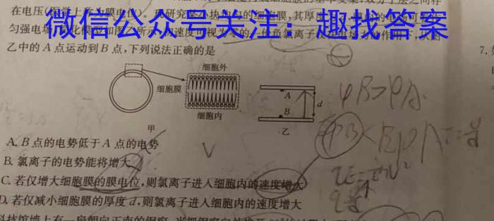 陕西省2024年初中学业水平质量检测（二）h物理