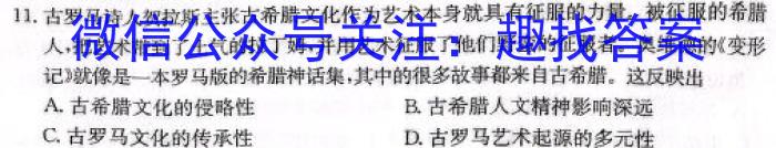 安徽省2023-2024学年度第二学期九年级作业辅导练习（二）历史试卷