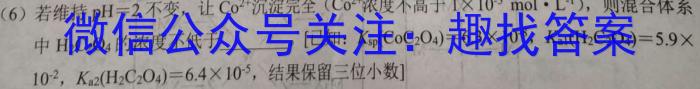 辽宁省沈阳市2023-2024学年度(下)联合体高二期中检测化学