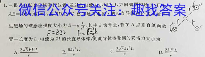 广西省2024年高考联合模拟考试(2024.3)物理试卷答案