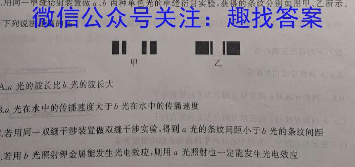 江西省2024届九年级考前适应性评估(二) 7L R物理试卷答案