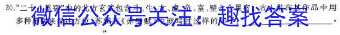 安徽省芜湖市南陵县2023-2024学年度第二学期七年级义务教育学校期末考试语文