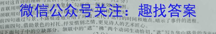 青海省2024年晋通高等学校招生全国统一考试 西宁市高三年级复习检测(一)1语文