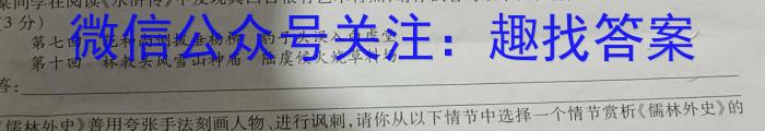 衡水金卷先享题·月考卷 2023-2024学年度下学期高二年级一调考试/语文