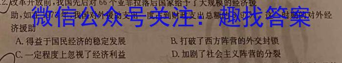 安徽省安庆市2023-2024学年度九年级正月联考综合素质调研政治1