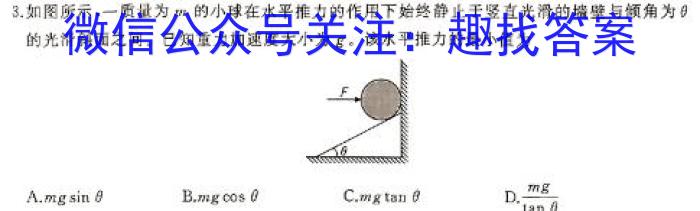 山东省2023-2024学年度高二第二学期第一阶段检测l物理