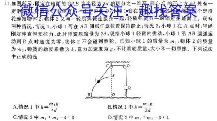 （网络 收集版）2024年新高考安徽物理试题答案