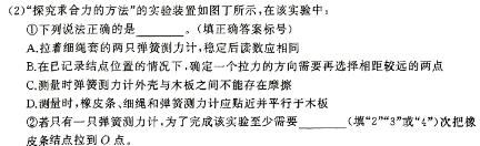 [今日更新]九师联盟 2024届高三2月开学考LY试题.物理试卷答案