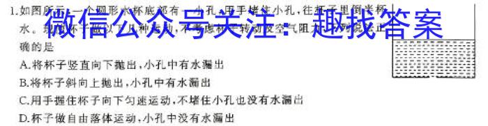 2024年河南省中考信息押题卷(二)2物理试卷答案