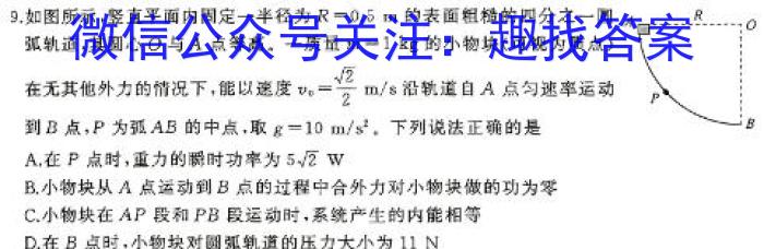 江西省南昌市2023-2024学年度第二学期高二年级7月期末考试物理试题答案