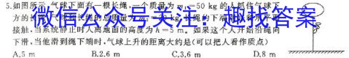 河南省禹州市YZS2023-2024学年下学期七年级抽测试卷物理试卷答案