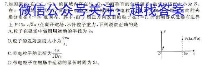 河北省2024届高三年级大数据应用调研联合测评（Ⅵ）物理试卷答案