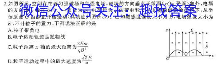 山西省2024年中考第四次模拟考试物理`