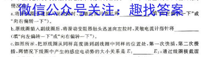 黑龙江省2023-2024学年下学期六校联盟高三年级联合性适应测试物理`