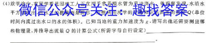 2024届炎德英才大联考长沙市一中模拟试卷(一)物理试卷答案