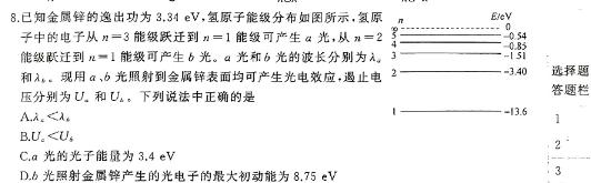 云南省2023-2024学年高二年级期末考试试卷(24-604B)(物理)试卷答案