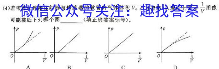 天一大联考 2023-2024学年度高三年级第一次模拟考试(3月)物理