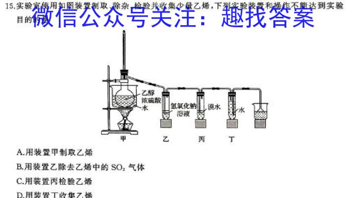 3陕西省2024届九年级学业水平质量监测A（爱心）化学试题