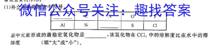 河北省2024年九年级5月模拟(五)化学