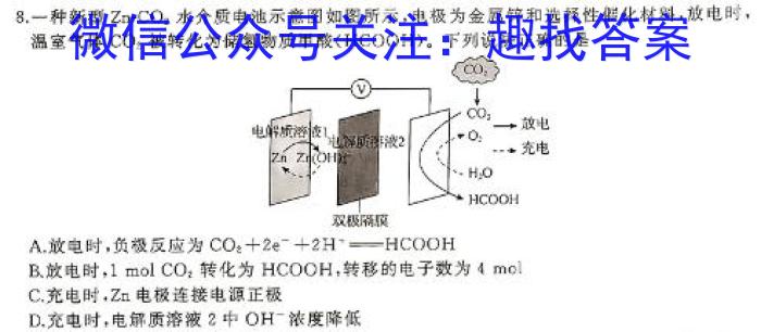 河北省石家庄市第二十八中学2025届九年级开学练习考试化学