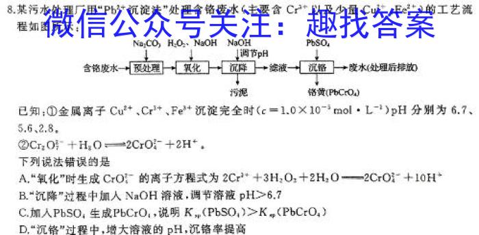 b辽宁省2024年春开学考试（高三年级）化学