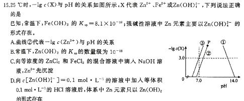 【热荐】河北省邢台市第一中学2024年二轮复习质量检测化学