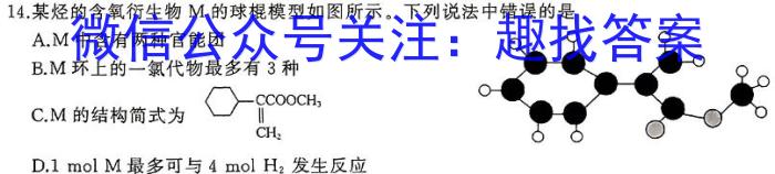 3鼎成大联考2024年河南省普通高中招生考试（一）化学试题