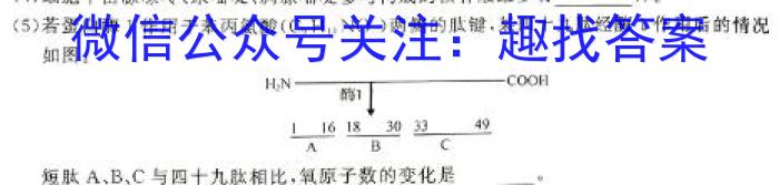 炎德英才大联考2024高三月考试卷长郡中学(八)8生物学试题答案