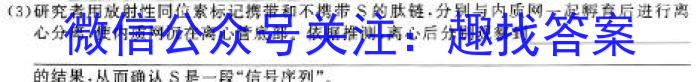 安徽省2024年高三高考适应性联考(243636D)生物学试题答案