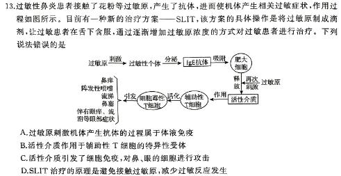 2024年辽宁省高三统一考试第二次模拟试题生物