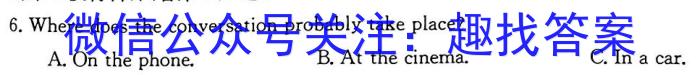 天一大联考 濮阳市2024年高一下学期期末学业质量监测英语