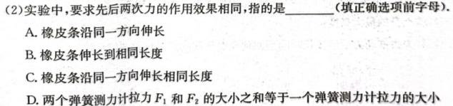 2024普通高中学业水平选择性考试冲刺押题卷(五)物理试题.