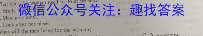 2024届河南省九年级学情调研(5月)英语