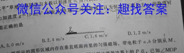 2023-2024学年江苏省百校联考高二年级5月份阶段检测(24-547B)物理试卷答案