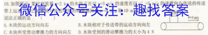 2024年普通高等学校招生全国统一考试冲刺金卷(一)1l物理