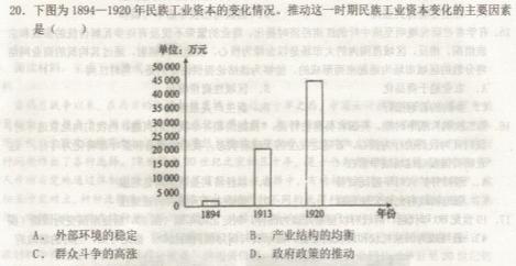 [今日更新]三晋卓越联盟·山西省2023-2024学年高二4月质量检测卷（期中考试）历史试卷答案