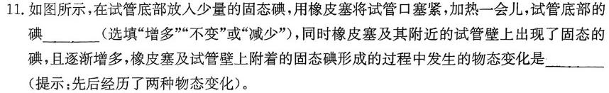 河北省2023-2024学年度八年级第二学期学业水平测试(#)(物理)试卷答案