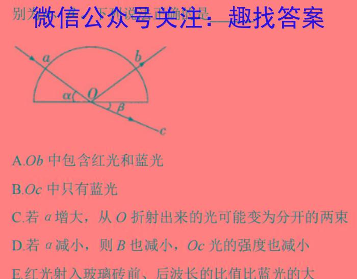 2024年河北省初中毕业生升学文化课模拟考试(经典二)f物理