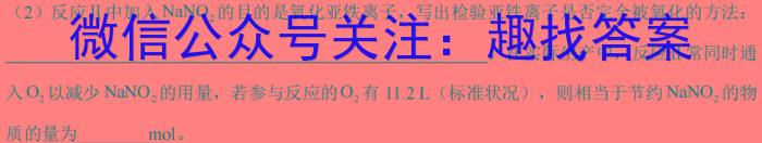 b河南省2023-2024学年度八年级综合素养评估（七）【PGZX C HEN】化学